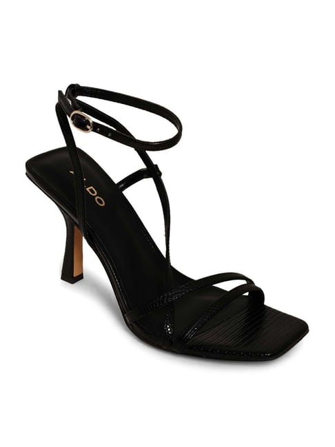 Aldo Women's Black Ankle Strap Stilettos