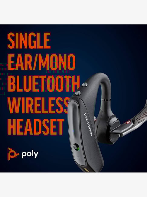 Buy Poly Voyager 5200 UC Bluetooth Headset (Black) Online At Best