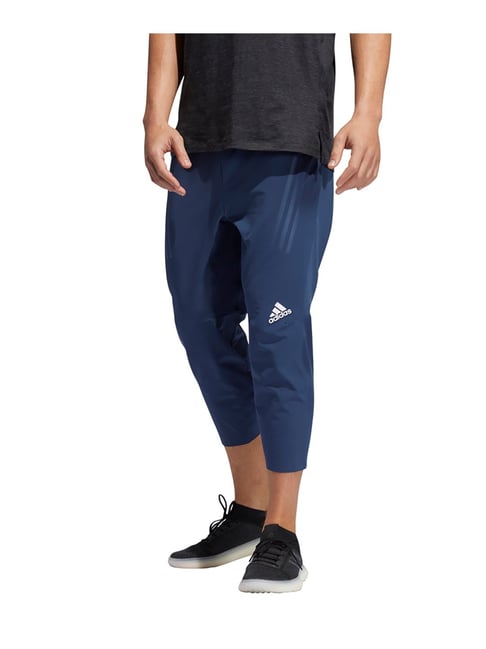 Adidas AERO FLW MO Blue Regular Fit Trackpants