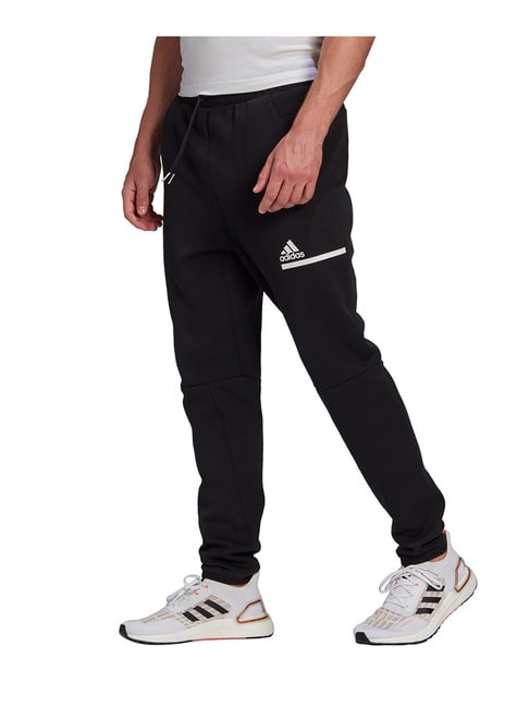 adidas ZNE 3 stripe track pants in black  ASOS