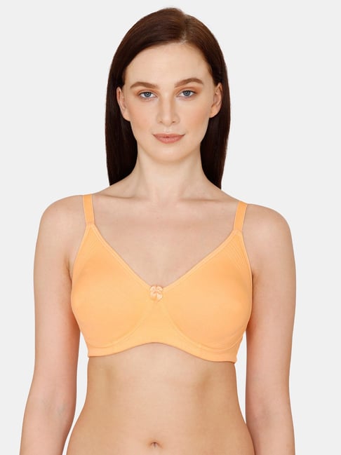 Buy Rosaline by Zivame Yellow & Orange Non Wired Non Padded T-Shirt Bra for  Women Online @ Tata CLiQ