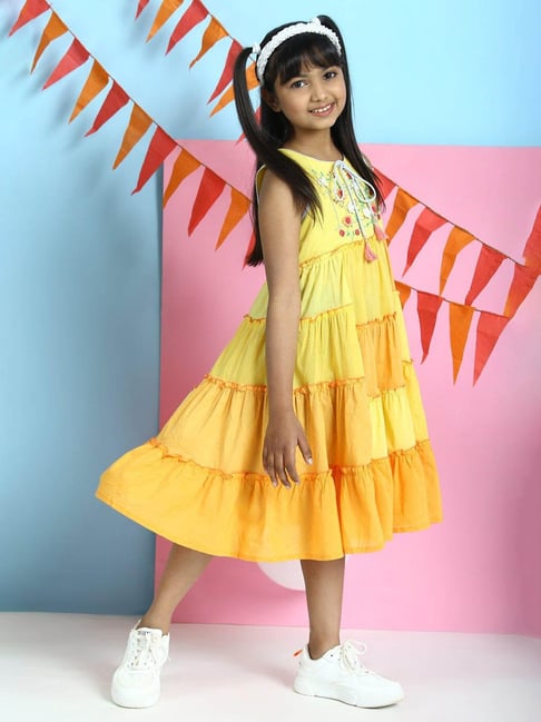 Any Kids Dealer Kids Girl Gown Style All Type year Girls - textiledeal.in