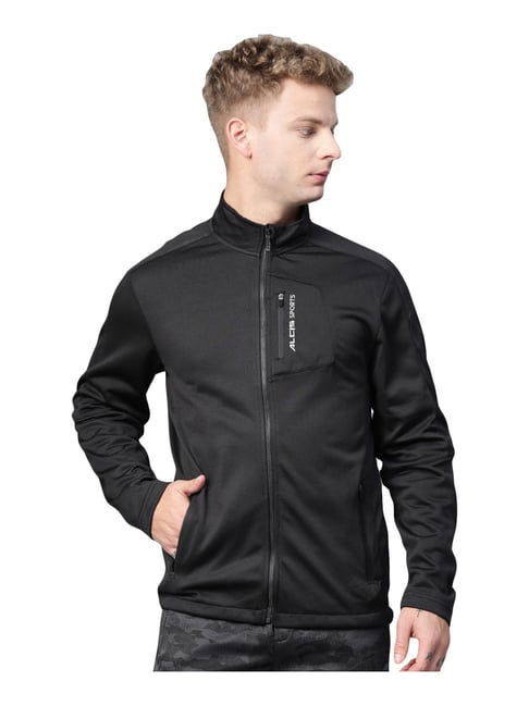 Buy ALCIS Black Regular Fit Sports Jacket for Mens Online Tata CLiQ