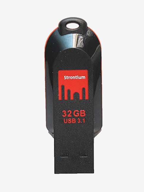 Strontium Nitro Pollex USB 3.1 32 GB Flash Drive (Black)