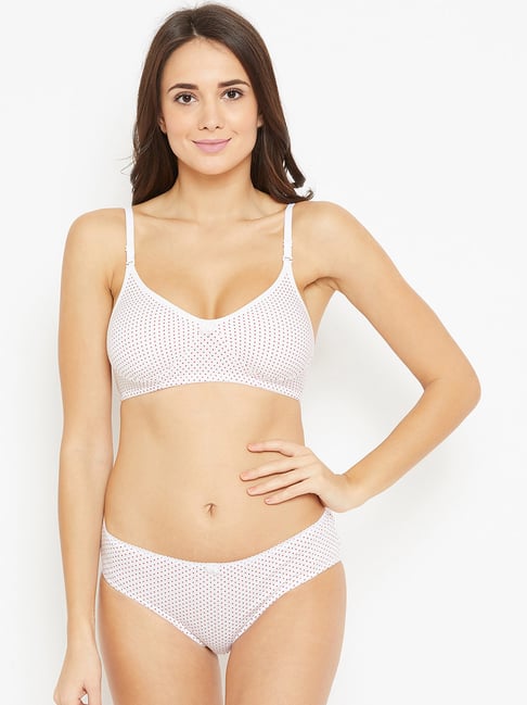 Buy online White Solid Bras And Panty Set from lingerie for Women by N-gal  for ₹739 at 47% off