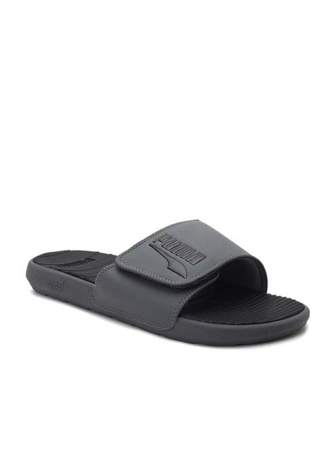 Buy Puma Men s Cool Cat Charcoal Grey Slides for Men at Best Price