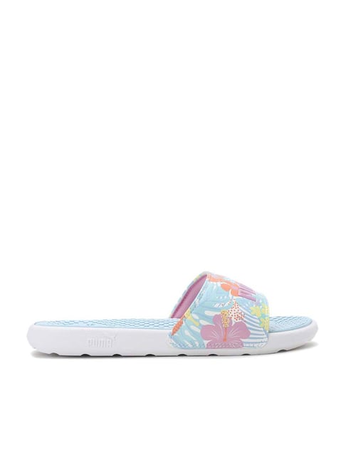 Nike discount slides tropical