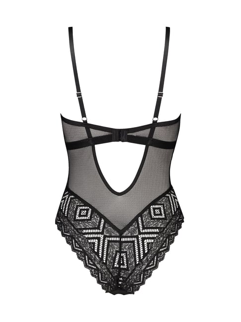 Buy Hunkemoller Black Lace Jerrine Bodysuit For Women Online Tata Cliq 1806