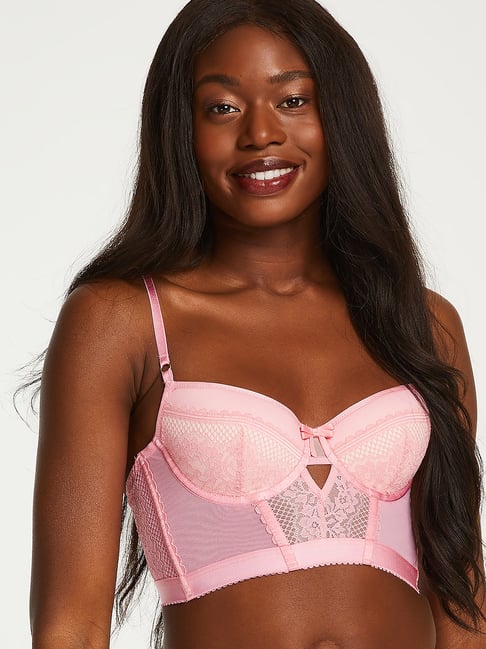 Buy Hunkemoller Pink Under Wired Padded Malika Bralette for Women