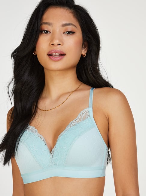 Hunkemoller Blue Non Wired Padded Sophie T-Shirt Bra Price in India