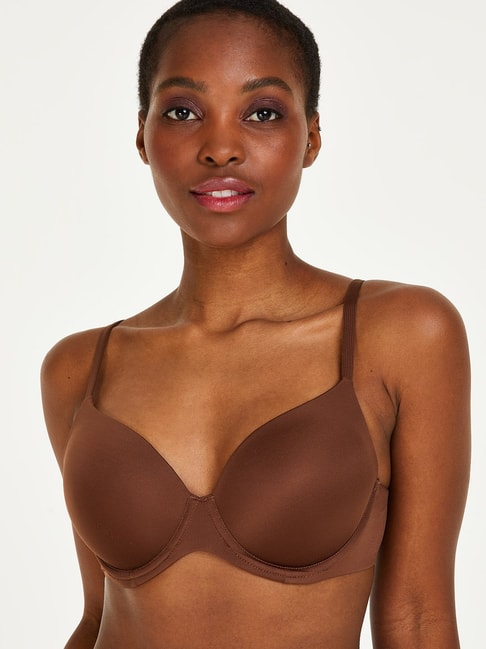 Buy Hunkemoller Brown Under Wired Padded Supersoft Push Up Bra for Women  Online @ Tata CLiQ