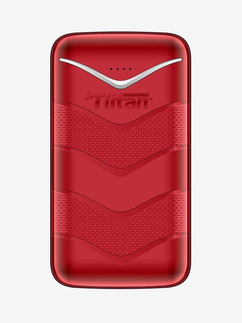 Tiitan P2040 20400mAh Fast Charging Power Bank with LED Torch (Red)