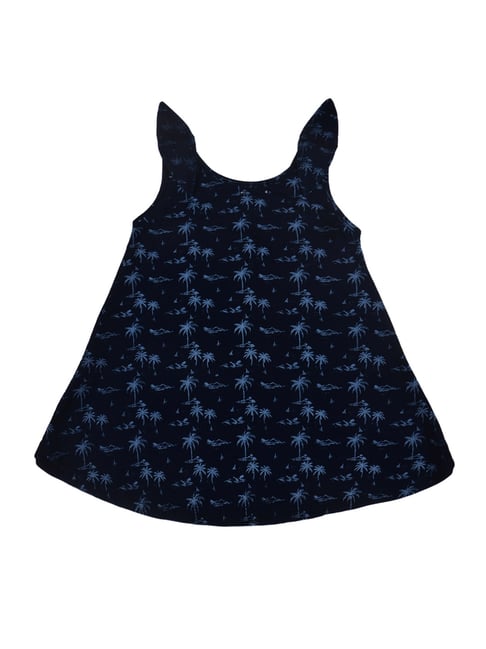 Gini & Jony Kids Navy Printed Top