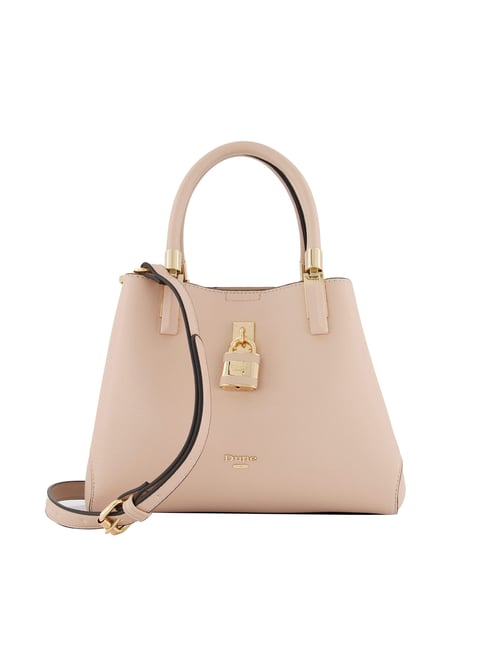 Dune London Drayyson Beige Solid Large Handbag