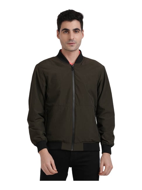 ColorPlus Olive Green Tailored Fit Jacket