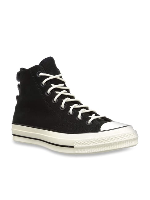 Converse Men's Chuck 70 Specialty Black Ankle High Sneakers