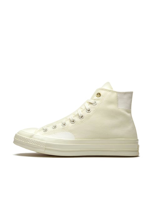 Buy Converse Men s Chuck 70 Off White Ankle High Sneakers for Men