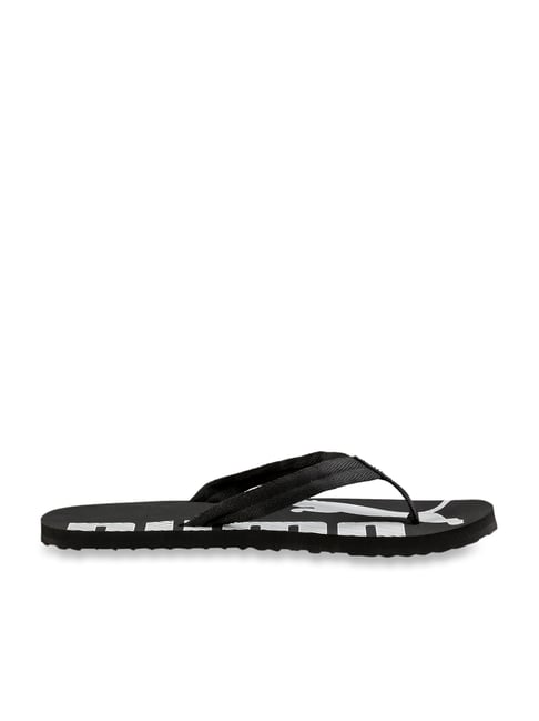 Puma Unisex Epic Flip V2 Black & White Flip Flops