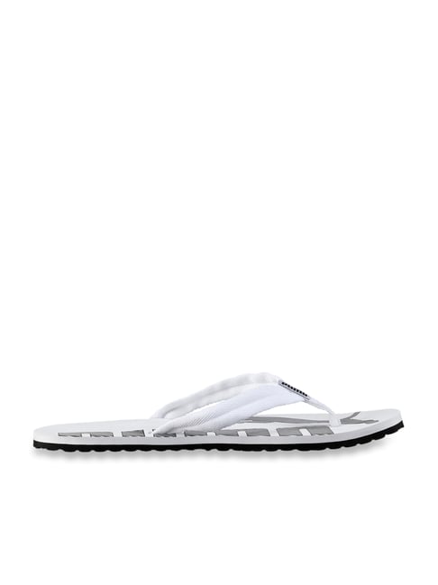 Puma Unisex Epic Flip V2 White & Black Flip Flops