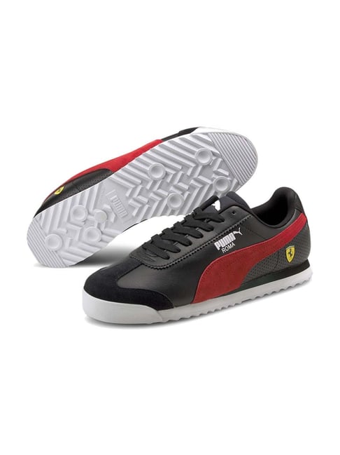 Buy Puma Men's Scuderia Ferrari Roma Black Casual Sneakers for Men