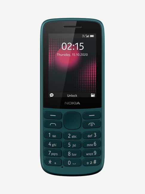 Nokia 215 DS 128 MB Cyan 64 MB RAM, Dual SIM 4G