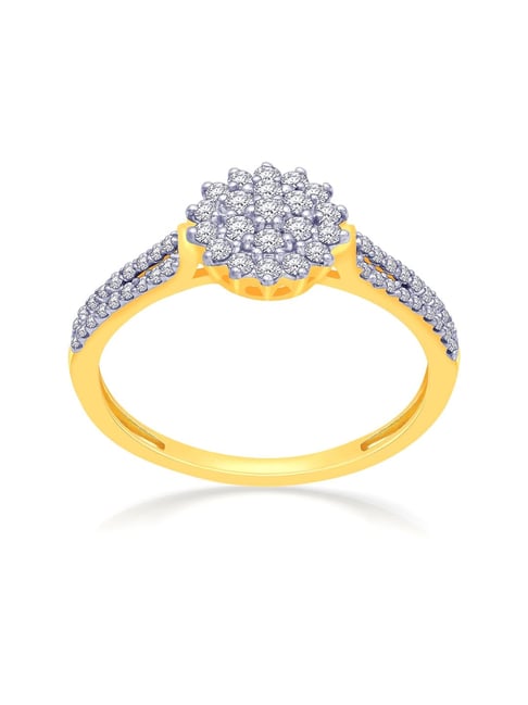 Buy Malabar Gold and Diamonds 18k Gold Diamond Ring Online At