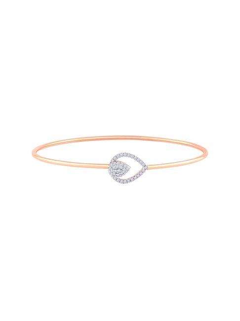 Buy Rose-gold Luxe Diamond Bangle- Joyalukkas