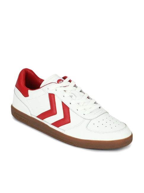 Buy Hummel Men's Victory Leather Off White Casual Sneakers for Men