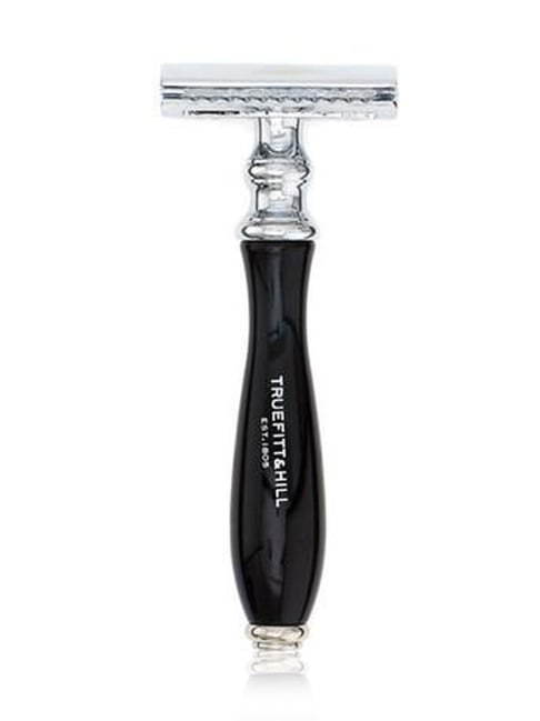 Truefitt & Hill Black Faux MachIII Razor Chrome Wellington