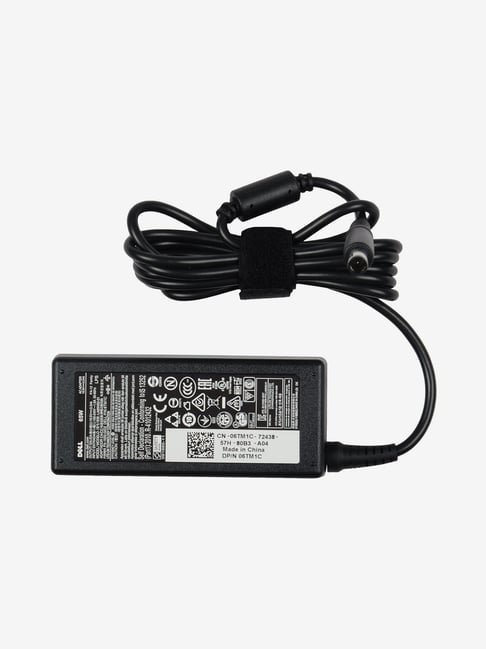 dell original 65w 19.5v adapter charger for inspiron 15 3521 (Black)