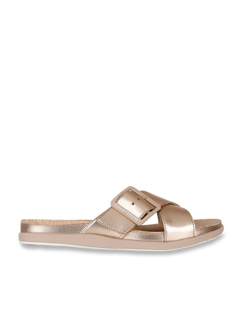 Clarks Women's Golden Cross Strap Sandals