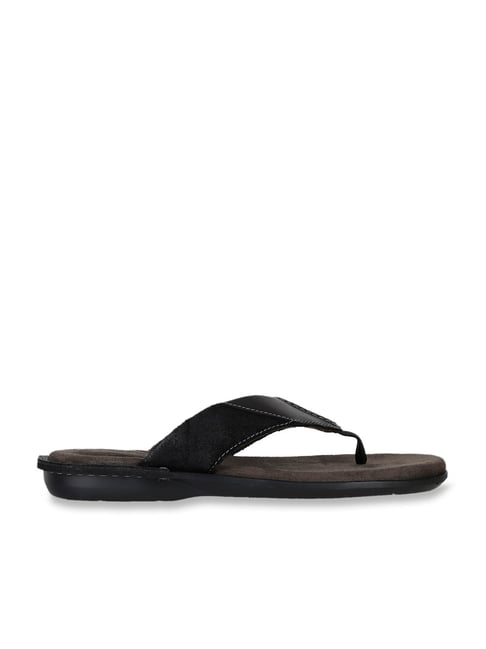 Clarks Men's Black Thong Sandals