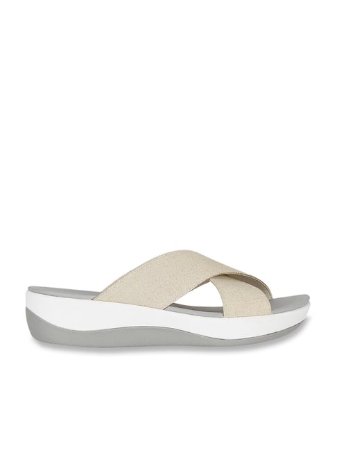 Clarks Women's Golden Cross Strap Sandals