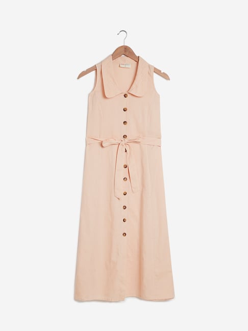 bombay paisley by westside peach fit-and-flare dress Buy Bombay Paisley Dresses for Women