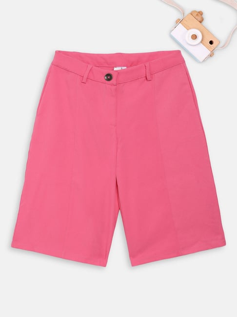 Elle Kids Pink Mid Rise Trousers