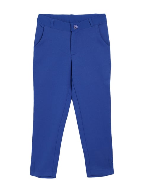 Elle Kids Blue Mid Rise Trousers