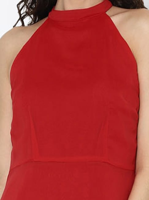 Allen solly red dress best sale