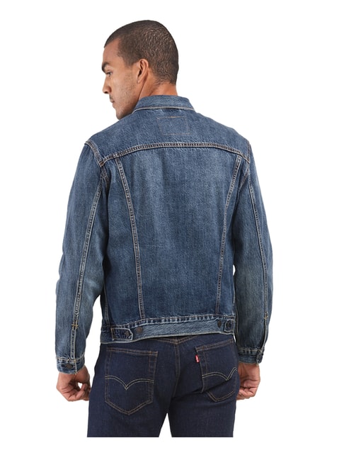 Buy Levi's Blue Regular Fit Denim Jacket for Men Online @ Tata CLiQ