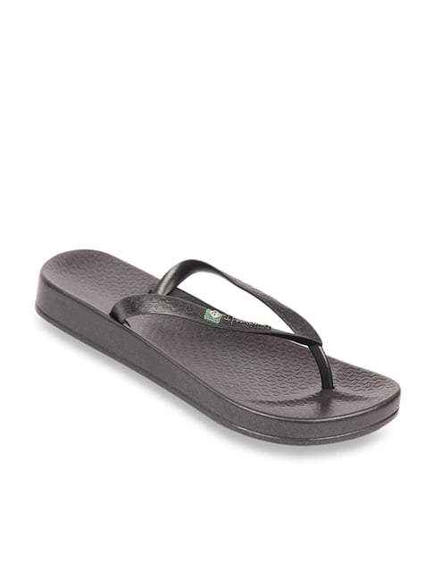 Ipanema Women's Anatomica Brilliant III Fem FF Metal Black Flip Flops