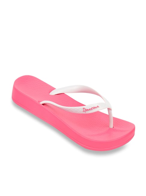 Ipanema Women's Anatomica Tan Fem FF White & Pink Flip Flops