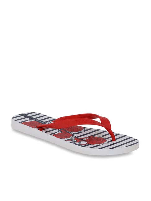 Ipanema Women's Next Fem Red & White Flip Flops