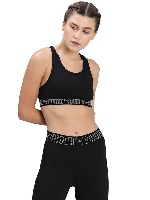 Buy Puma Feel It Sports Bras Women Black, Silver online