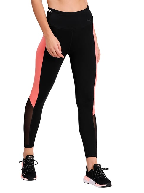 Pink and 2024 black puma leggings