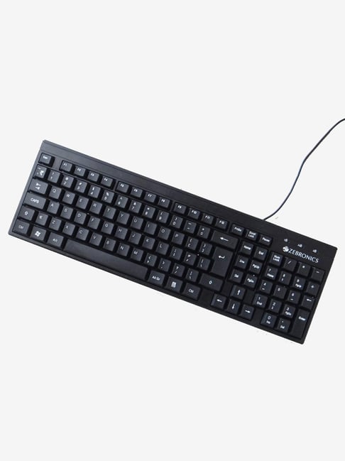 Zebronics Zeb-K35 Wired USB Keyboard (Black)