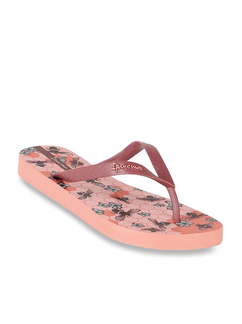 Ipanema Women's Jardins II Fem Nude & Pink Flip Flops