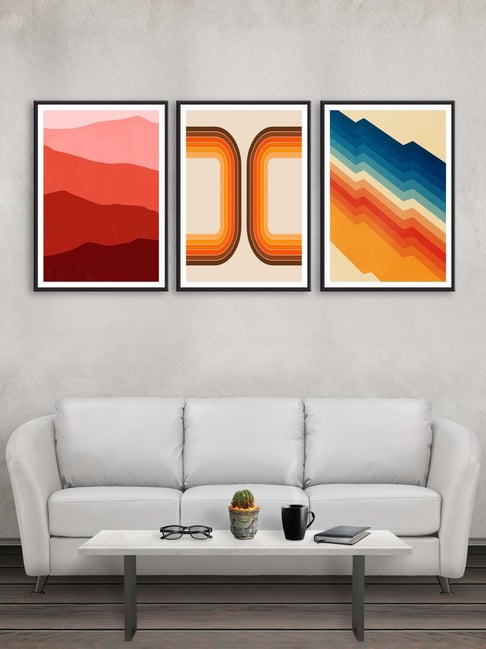 999store Multicolor Abstract Multi Frame Painting-picture-17