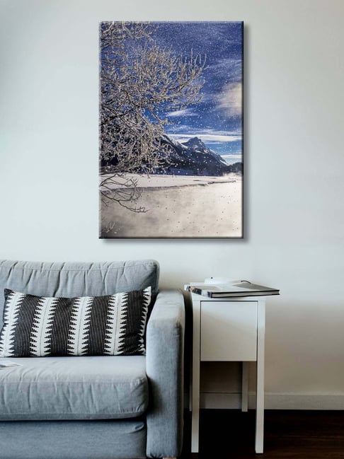999store Blue & Grey Snowy Landscape Painting-picture-35
