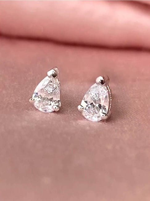 Details more than 166 sterling silver diamond stud earrings