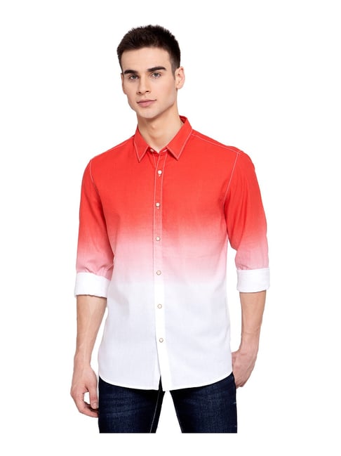 Mens Denim Shirts Short Sleeve Luxury Casual Slim Washed Cotton Multicolor  Shirt