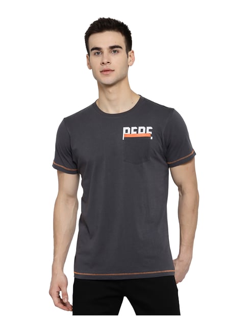 Pepe Jeans Dark Grey Crew T-Shirt